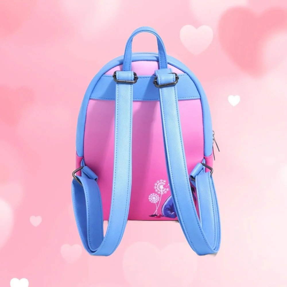 Loungefly Disney Winnie The Pooh Dandelion Heart Mini Backpack and Cardholder